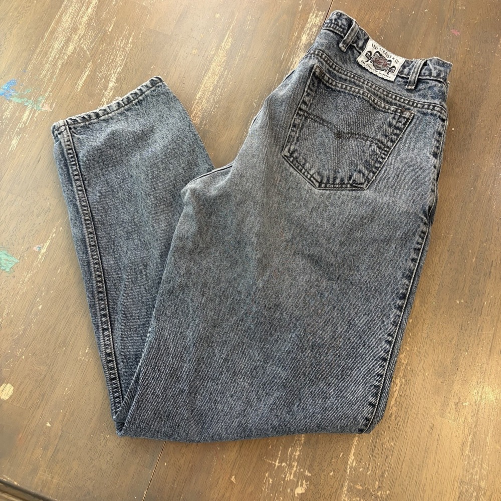 Vintage Levi's Silvertab Jeans Mens 38x32 Acid Stone Wash Fade Grunge‎ Baggy